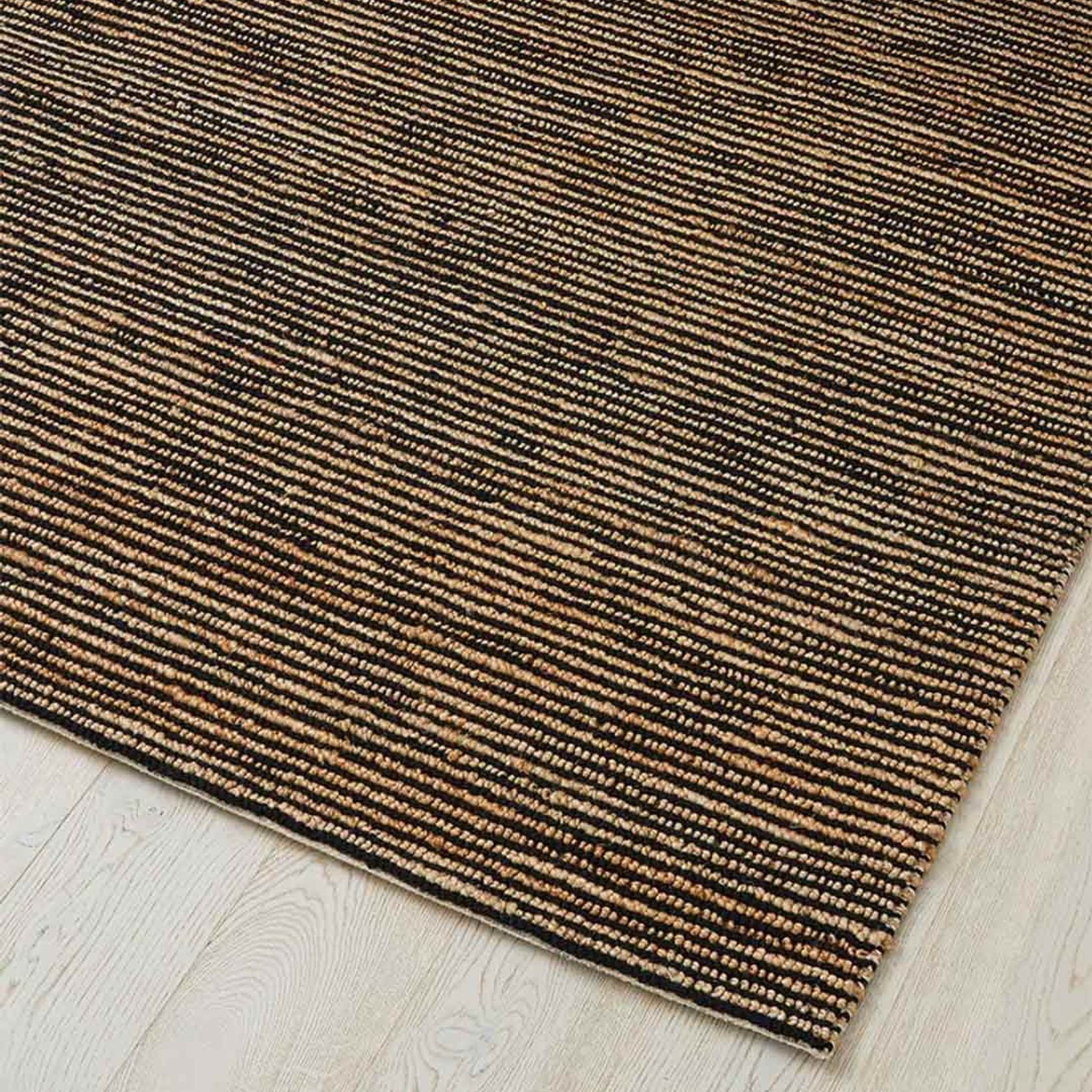 Weave Home Lisbon Rug - Onyx | Wool and Jute gallery detail image