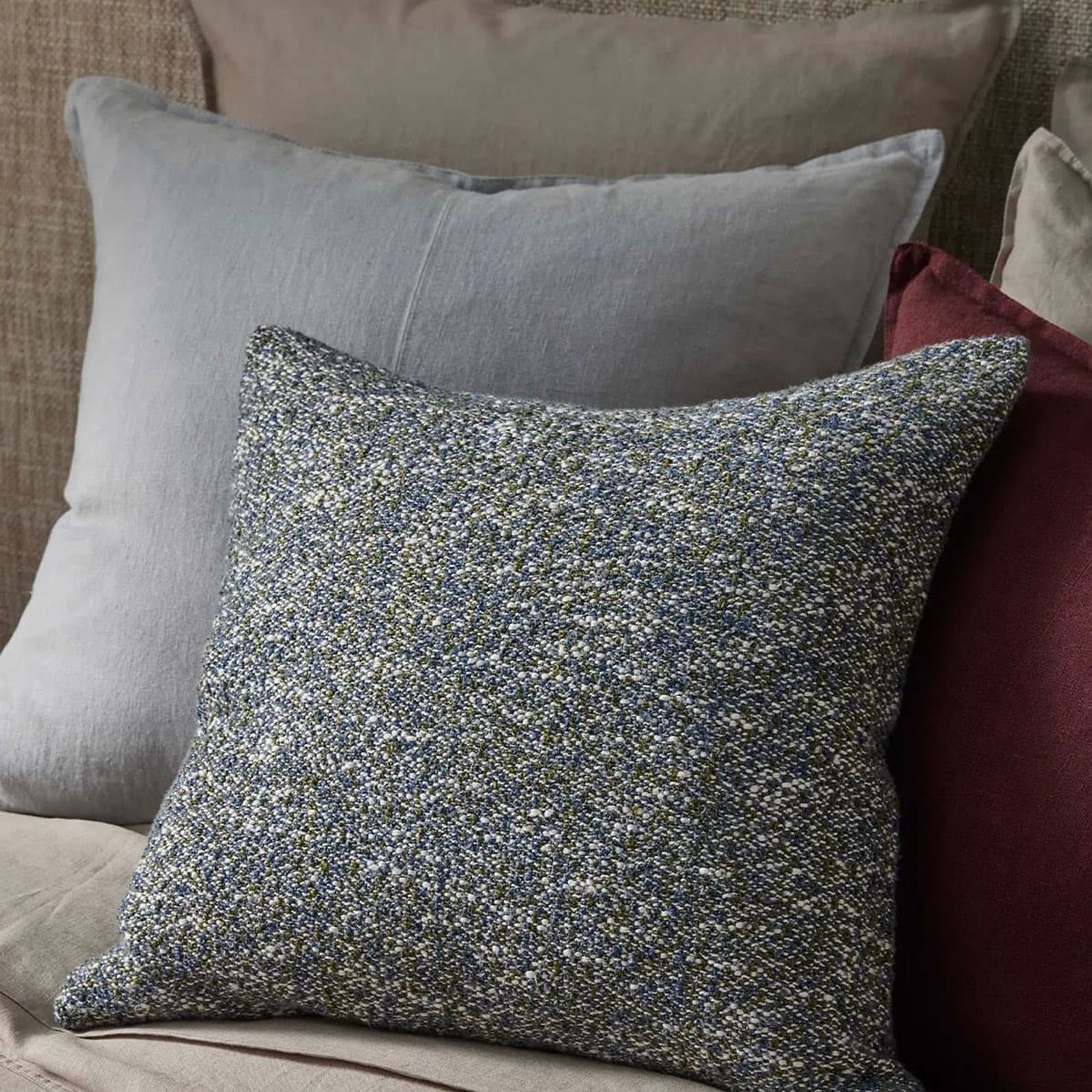 Weave Home Lisette Cushion - Ocean | 50 x 50cm gallery detail image
