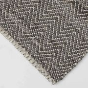 Weave Home Matterhorn Rug - Tar | Wool Blend Floor Rug gallery detail image