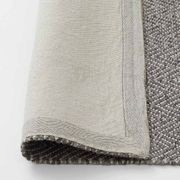 Weave Home Matterhorn Rug - Tar | Wool Blend Floor Rug gallery detail image