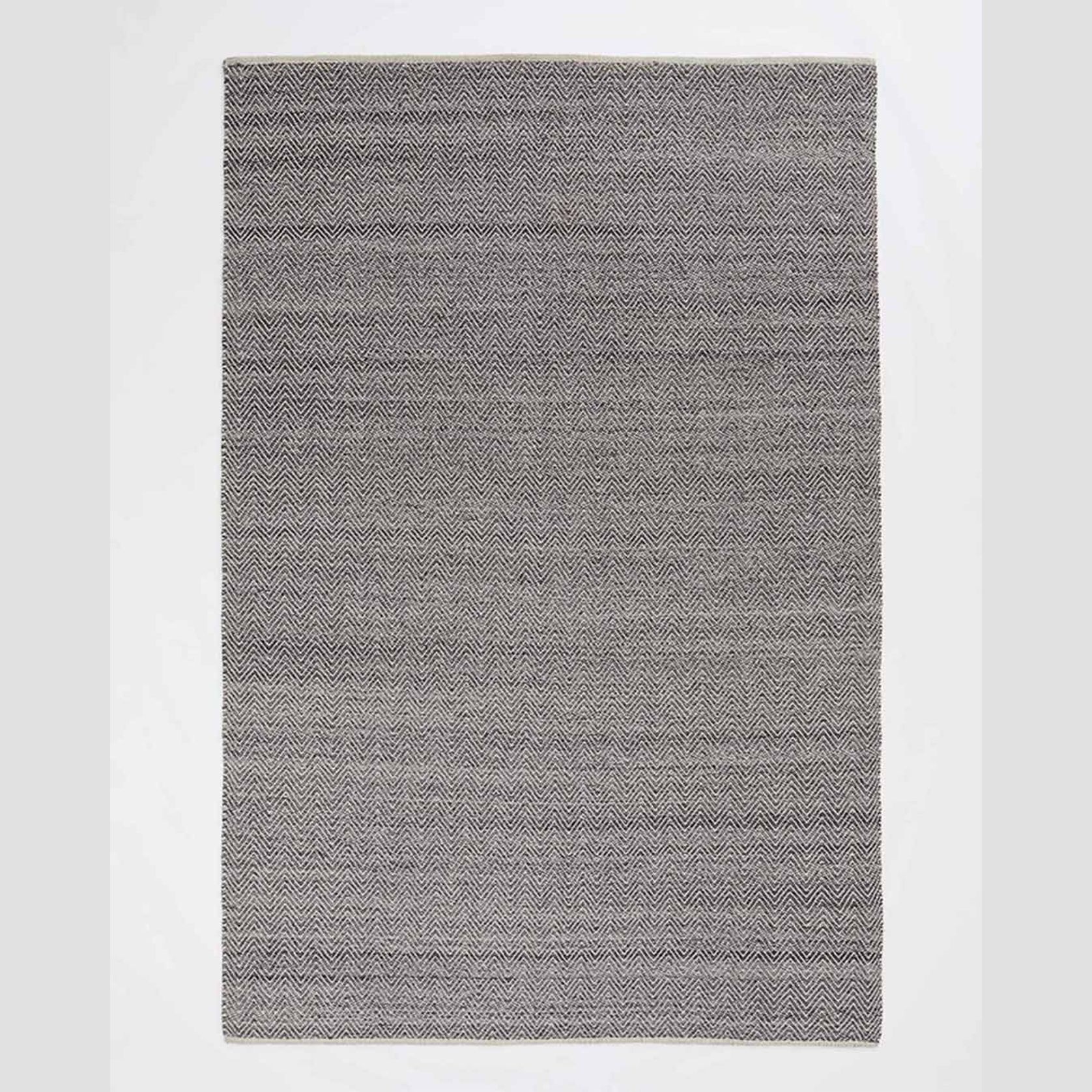 Weave Home Matterhorn Rug - Tar | Wool and Cotton gallery detail image