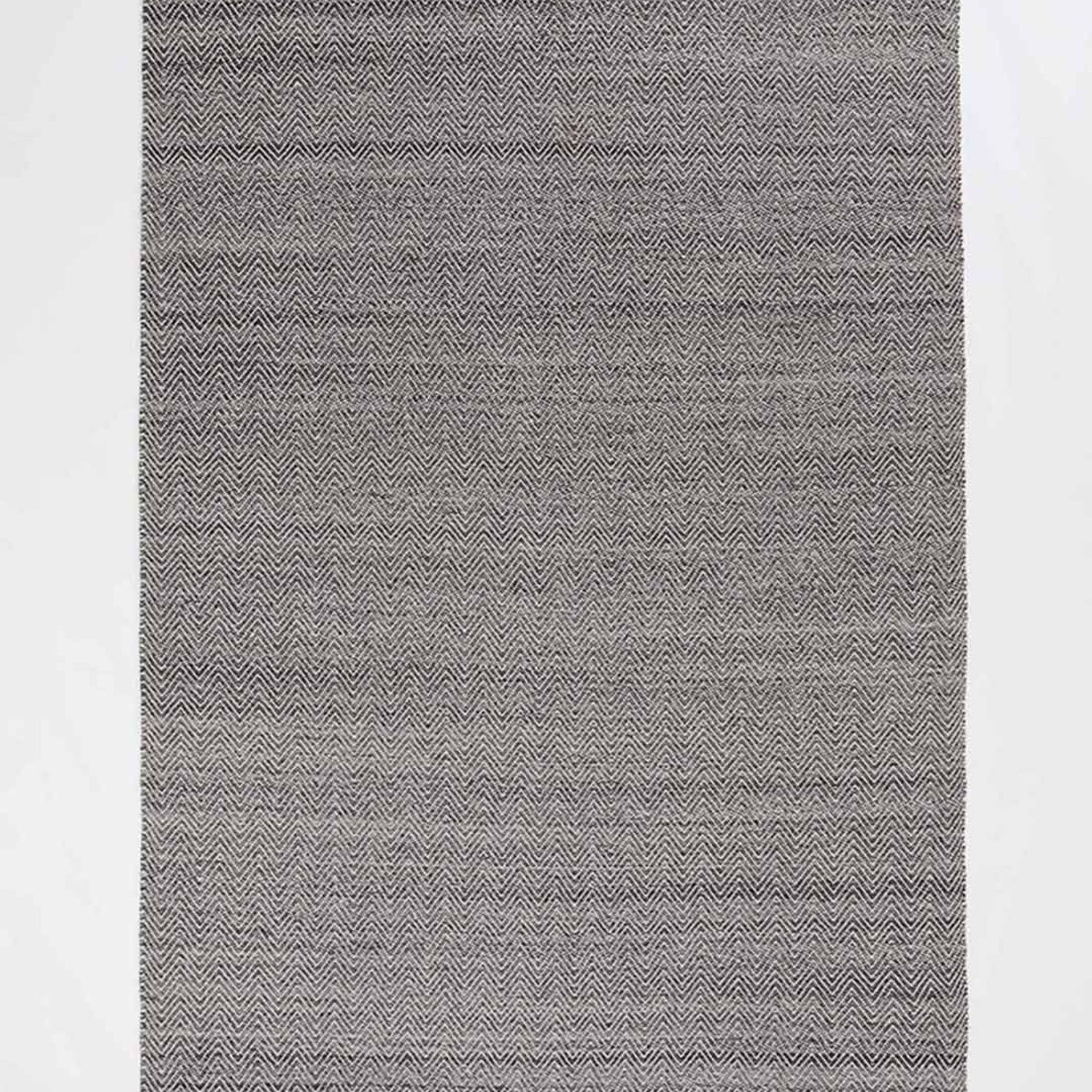 Weave Home Matterhorn Rug - Tar | Wool Blend Floor Rug gallery detail image