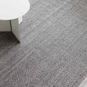 Weave Home Matterhorn Rug - Tar | Wool Blend Floor Rug gallery detail image