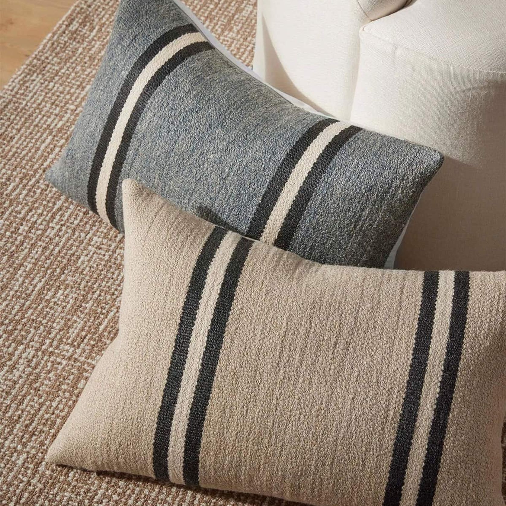 Weave Home Mila Cushion - Oyster gallery detail image
