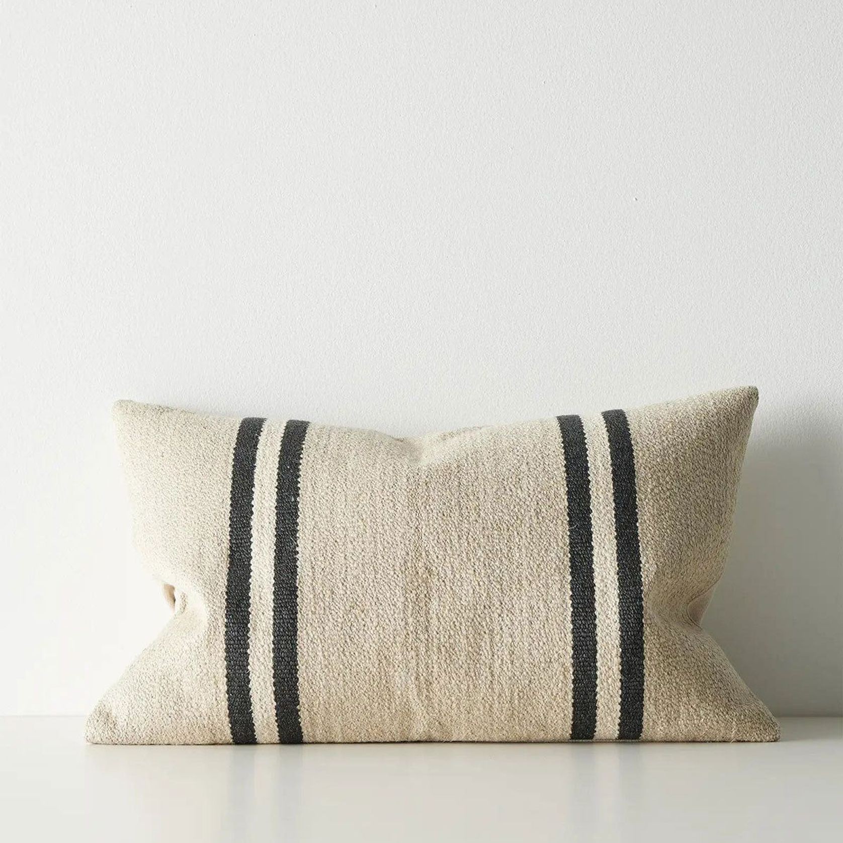 Weave Home Mila Cushion - Oyster gallery detail image
