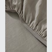 Ravello Linen Flat Sheet - Pebble | Weave Home gallery detail image