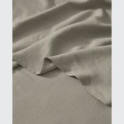 Ravello Linen Flat Sheet - Pebble | Weave Home gallery detail image