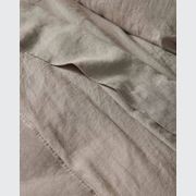 Ravello Linen Flat Sheet - Pebble | Weave Home gallery detail image