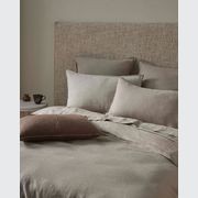 Ravello Linen Flat Sheet - Pebble | Weave Home gallery detail image