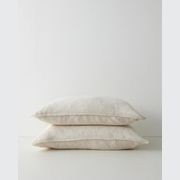 Ravello Linen Flat Sheet - Savanna Pinstripe | Weave Home gallery detail image