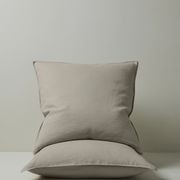 Ravello Linen Pillowcases - Pebble | Standard, King, or Euro gallery detail image