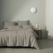 Ravello Linen Pillowcases - Pebble | Standard, King, or Euro gallery detail image