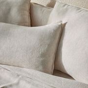 Ravello Linen Pillowcases - Savanna Pinstripe | Standard, King, or Euro gallery detail image
