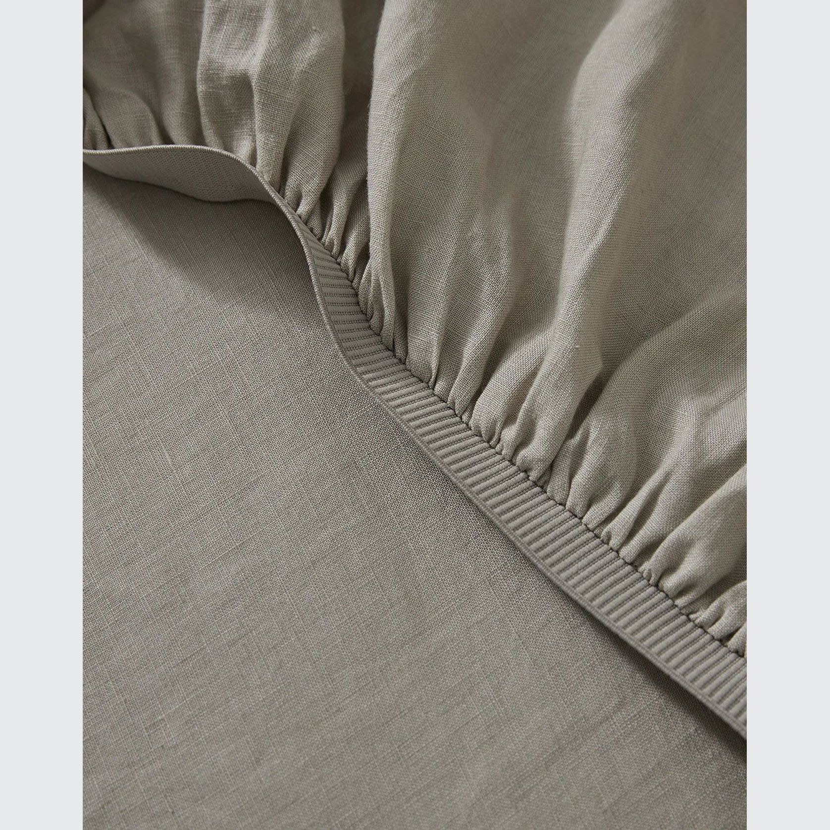 Ravello Linen Quilt Cover - Pebble | Weave Home gallery detail image
