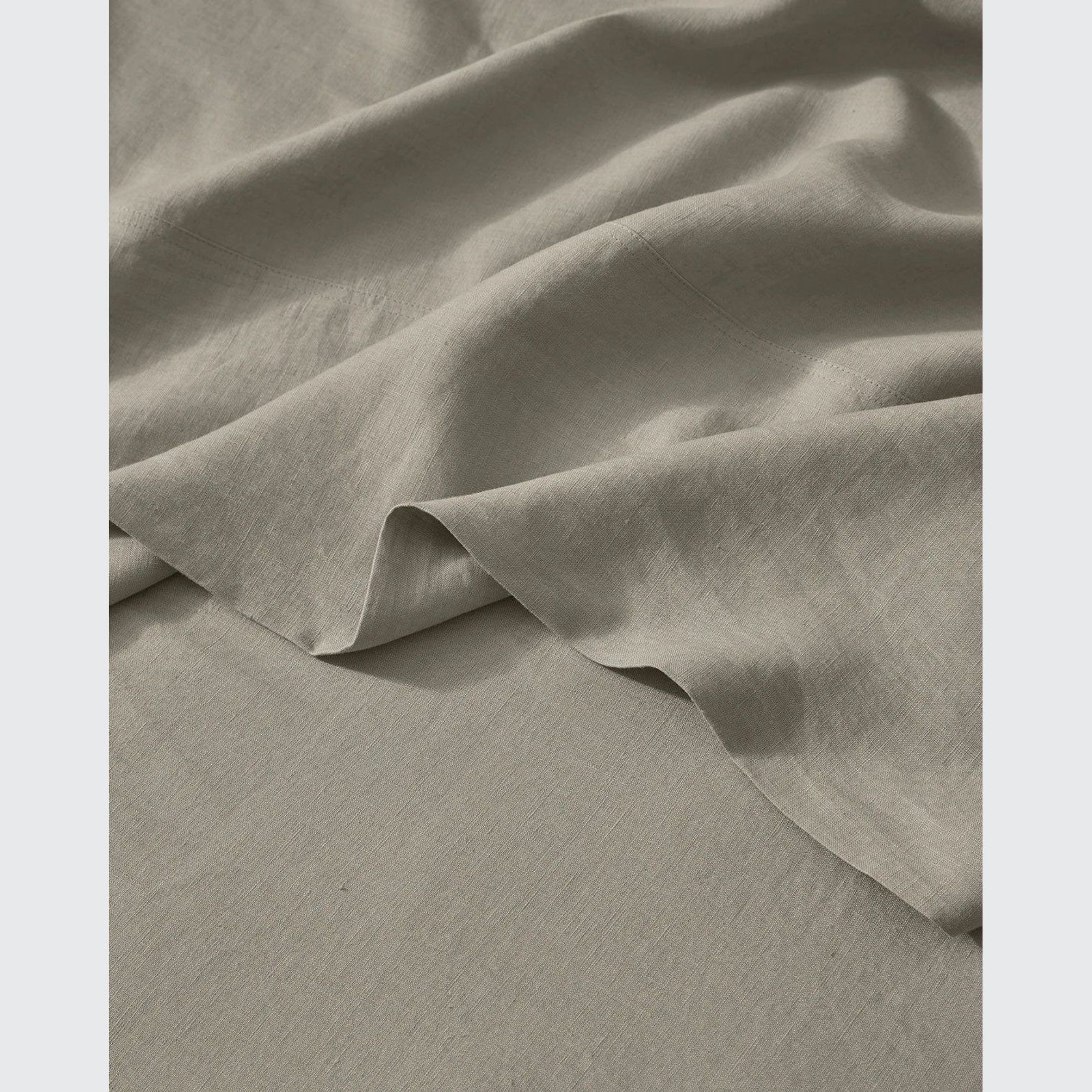 Ravello Linen Quilt Cover - Pebble | Weave Home gallery detail image