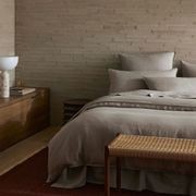 Ravello Linen Quilt Cover - Pebble | Weave Home gallery detail image