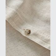 Ravello Linen Quilt Cover - Savanna Pinstripe| Weave Home gallery detail image