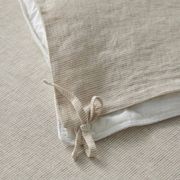 Ravello Linen Quilt Cover - Savanna Pinstripe| Weave Home gallery detail image