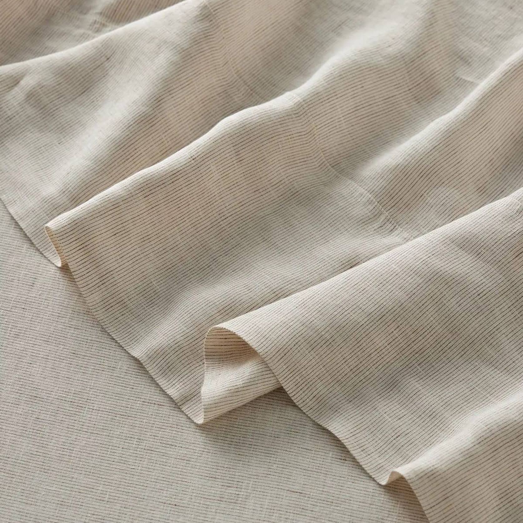 Ravello Linen Quilt Cover - Savanna Pinstripe| Weave Home gallery detail image