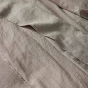 Ravello Linen Fitted Sheet - Pebble | Weave Home gallery detail image