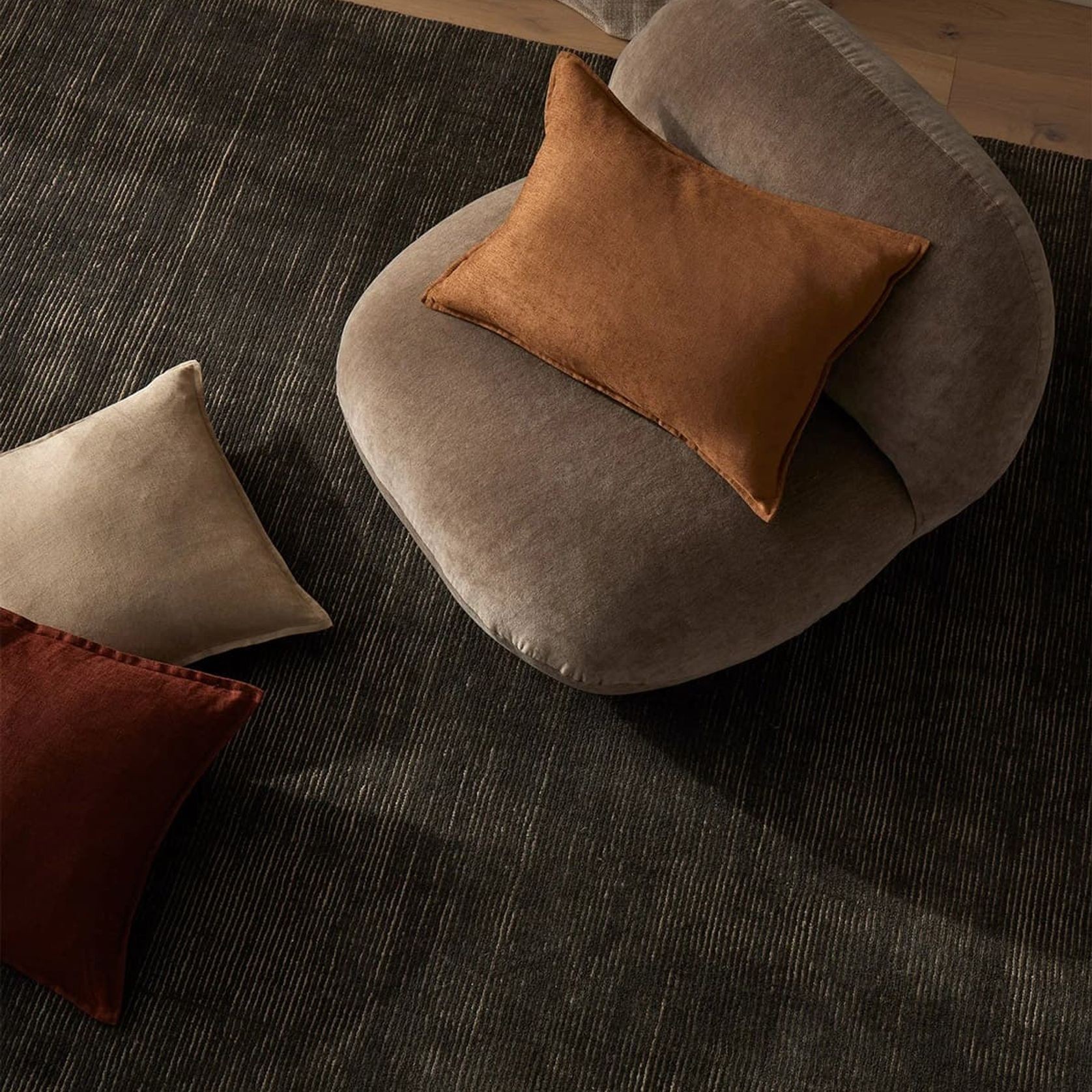 Weave Remo 100% NZ Wool Rug - Marine gallery detail image