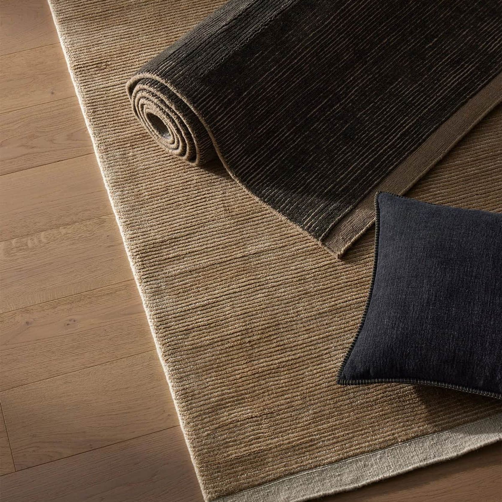 Weave Remo 100% NZ Wool Rug -Sand gallery detail image