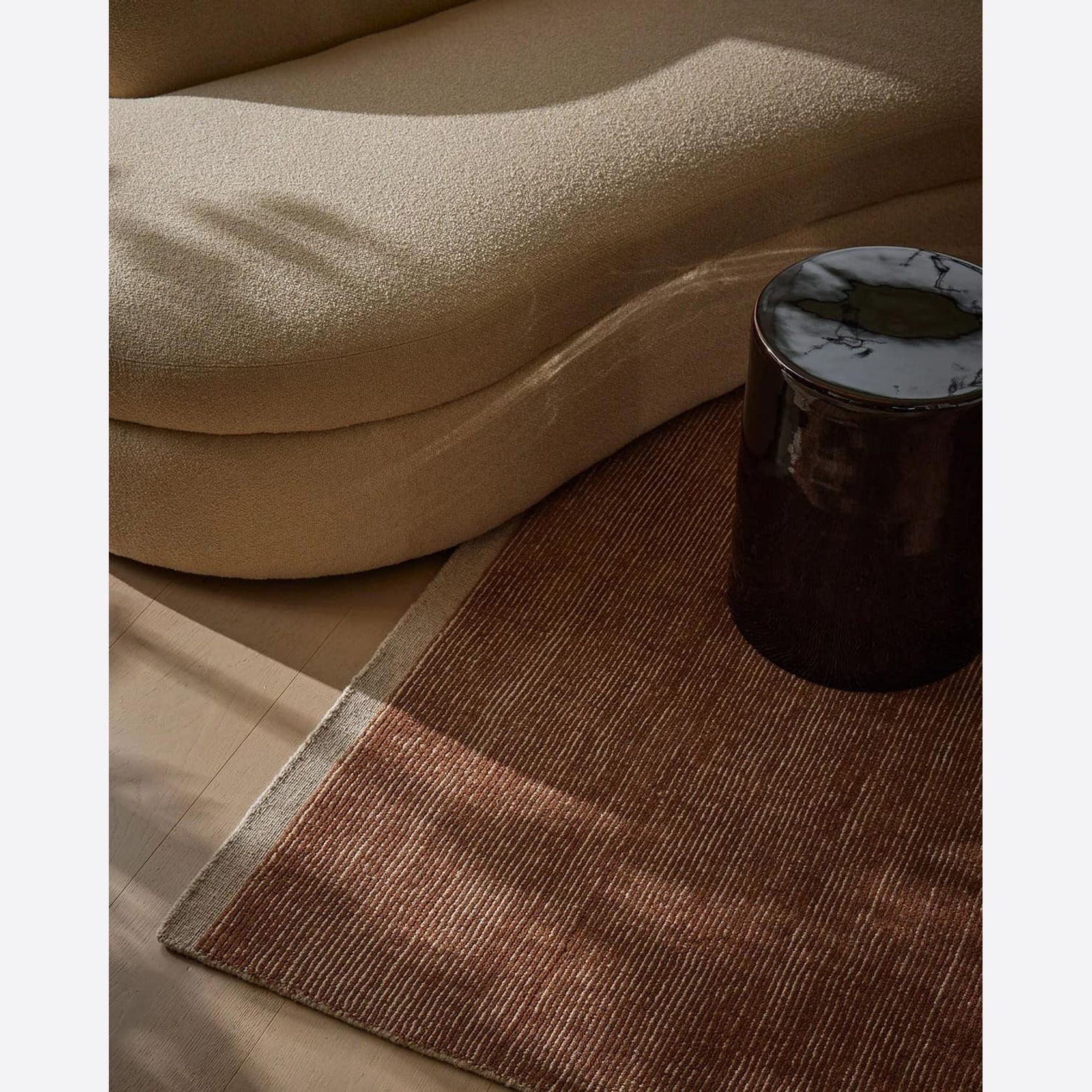 Weave Remo 100% NZ Wool Rug - Amber gallery detail image