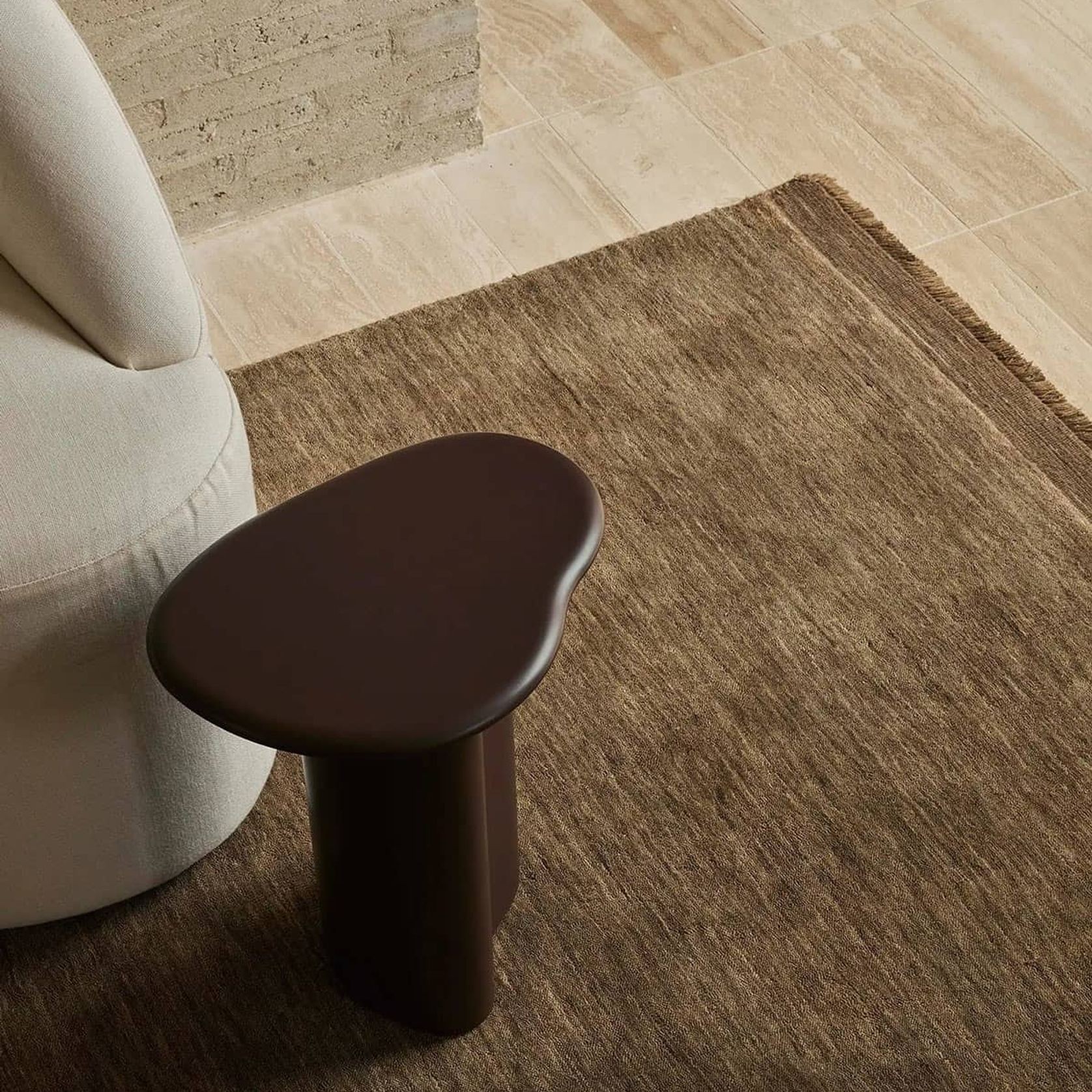 Silvio Walnut Floor Rug | NZ Wool | Two Sizes gallery detail image