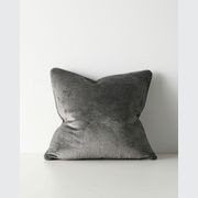 Weave Home Tempo Cushion - Coal | 50 x 50cm gallery detail image