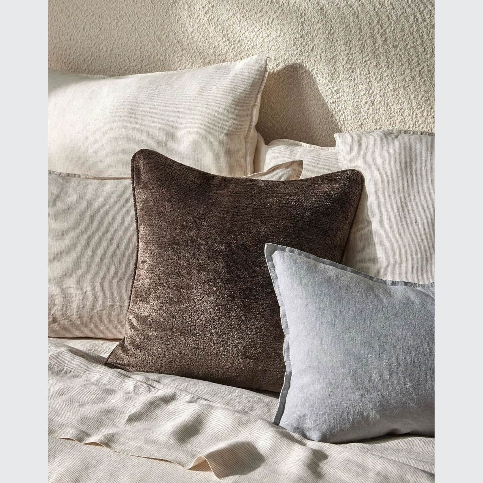 Weave Home Tempo Cushion - Cocoa | 50 x 50cm gallery detail image