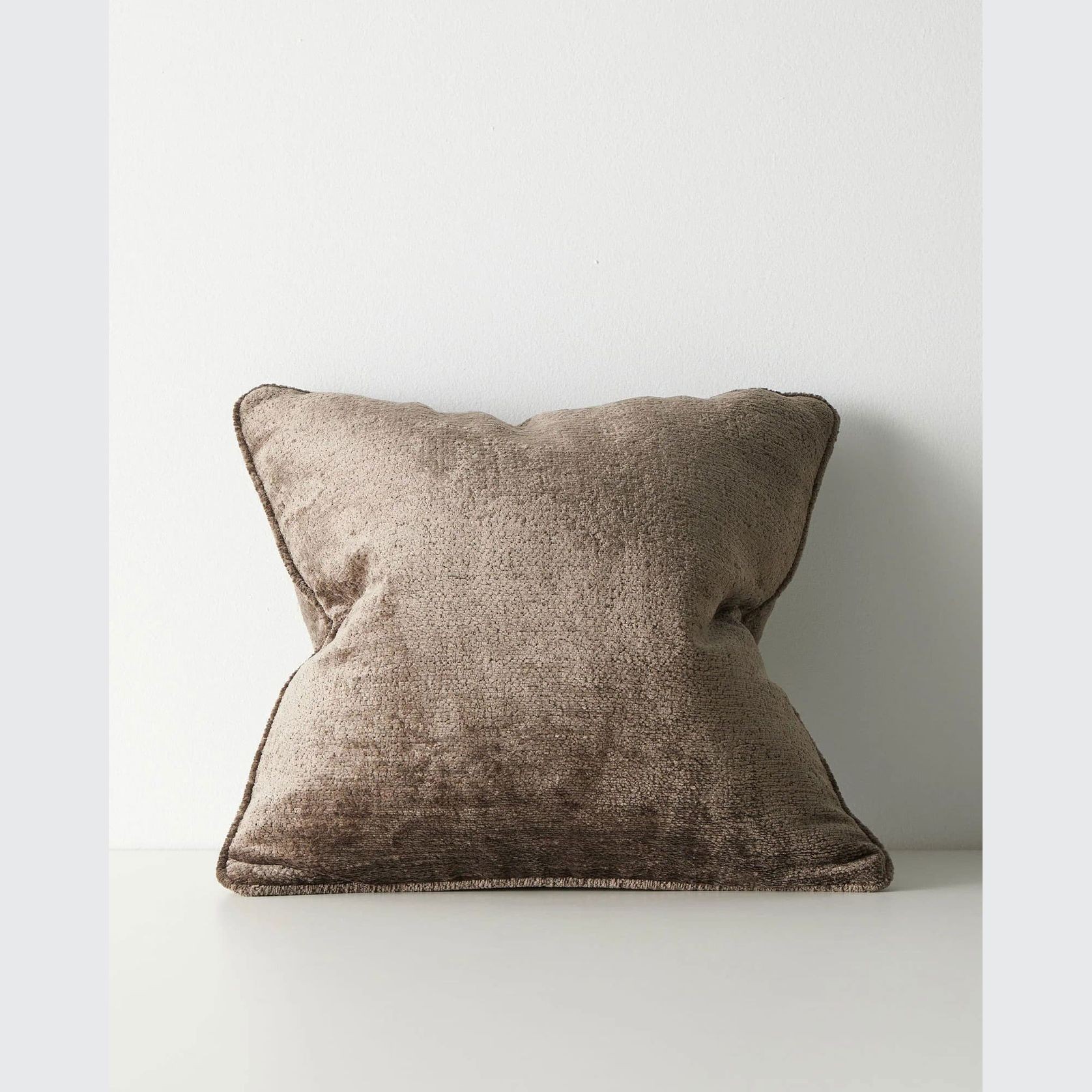 Weave Home Tempo Cushion - Cocoa | 50 x 50cm gallery detail image