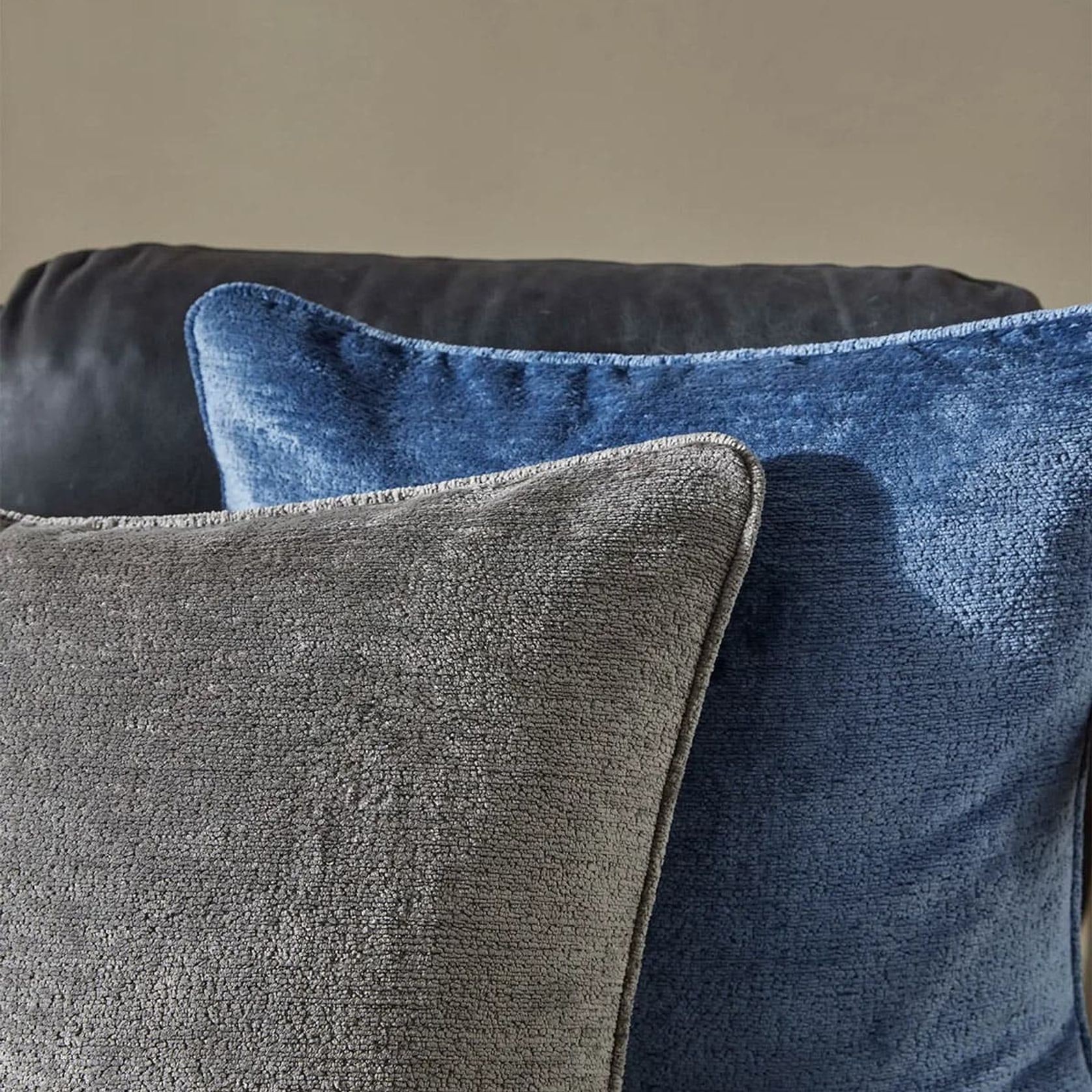 Weave Home Tempo Cushion - Steel | 50 x 50cm gallery detail image