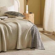 Weave Home Travertine Rug - Buff | Wool Blend Floor Rug | Two Sizes gallery detail image