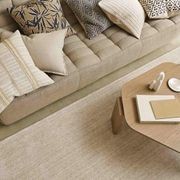 Weave Home Travertine Rug - Buff | Wool Blend Floor Rug | Two Sizes gallery detail image