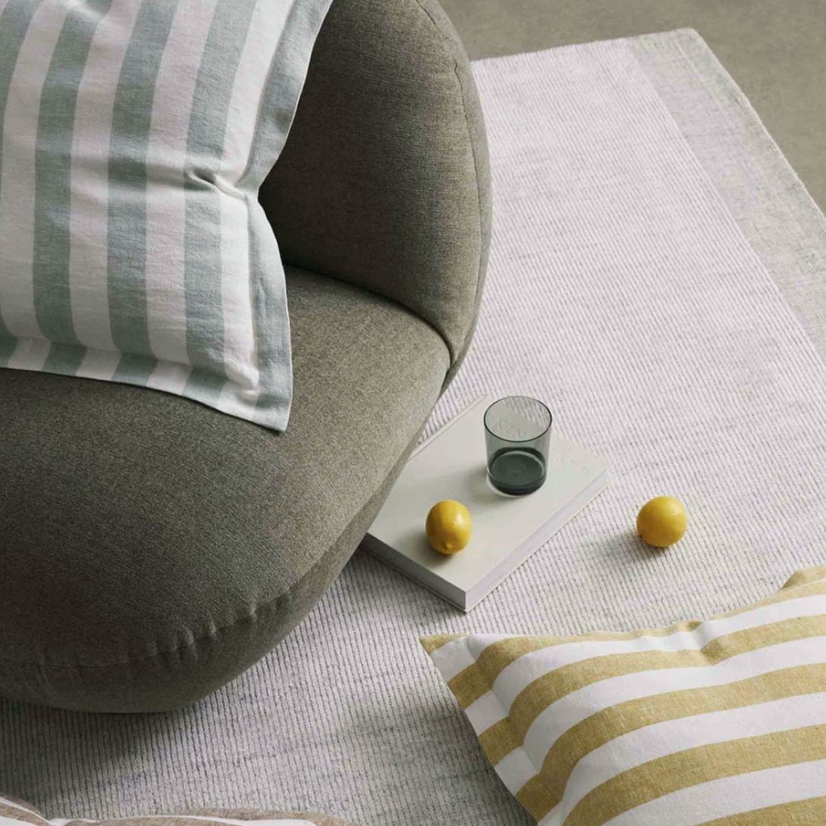 Weave Home Travertine Rug - Marble | Wool Blend Floor Rug | Two Sizes gallery detail image