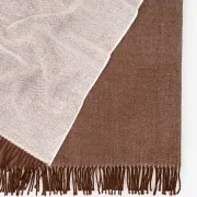 Weave Harris Merino Lambswool Throw - Acorn gallery detail image
