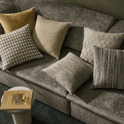 Weave Home Gigi Cushion - Slate | Wool Blend Boucle gallery detail image