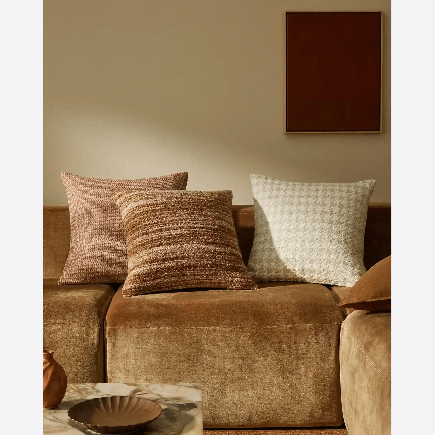 Weave Home Giovanni Cushion Cover - Salt gallery detail image