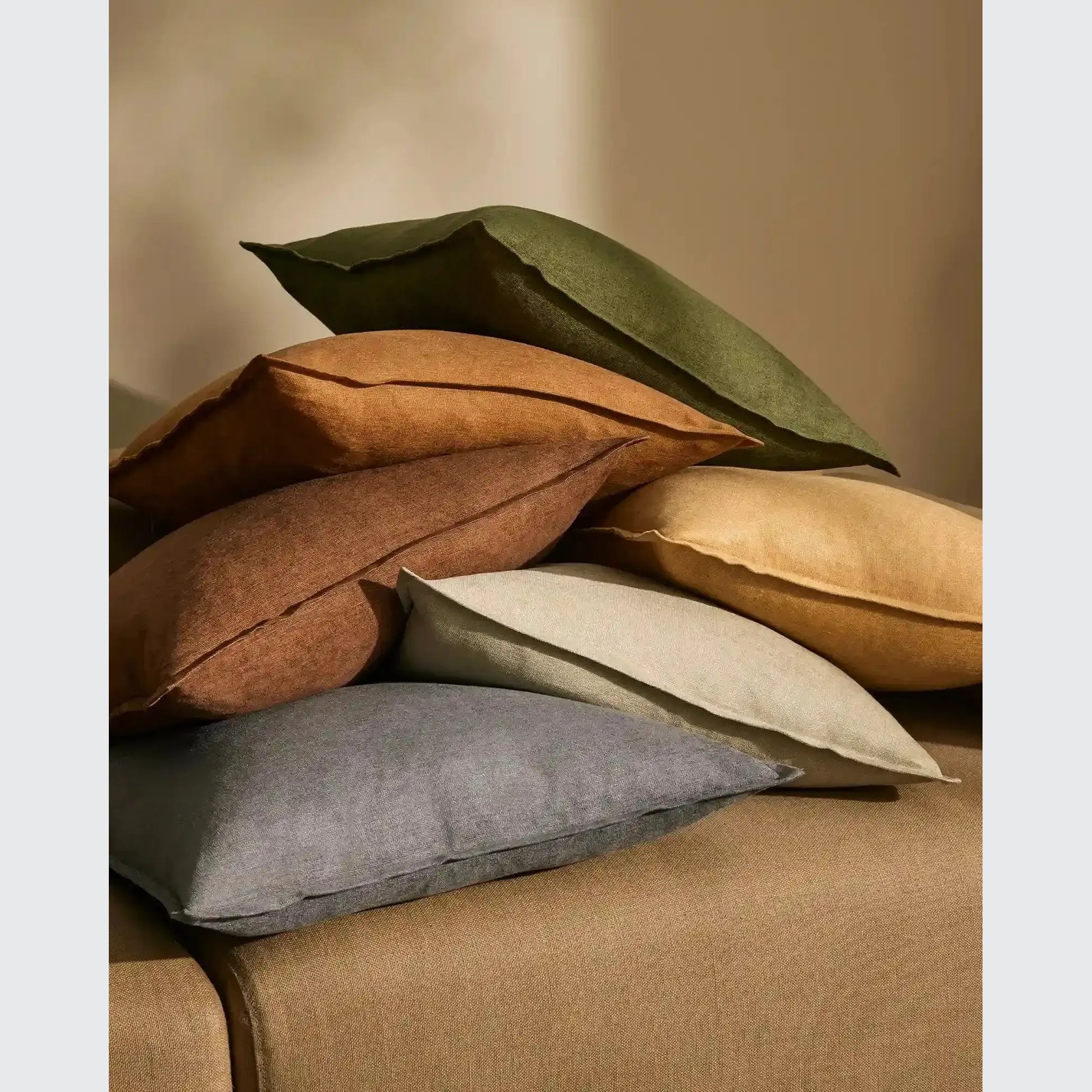 Weave Home Fiore Cushion - Sage | Square and Lumbar gallery detail image