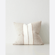 Weave Home Ottavio Cushion - Earth | Textured Stripe gallery detail image