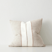 Weave Home Ottavio Cushion - Earth | Textured Stripe gallery detail image