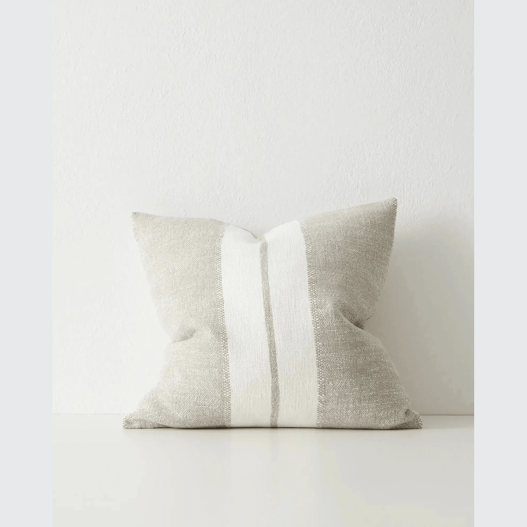 Weave Home Ottavio Cushion - Laurel | Textured Stripe gallery detail image