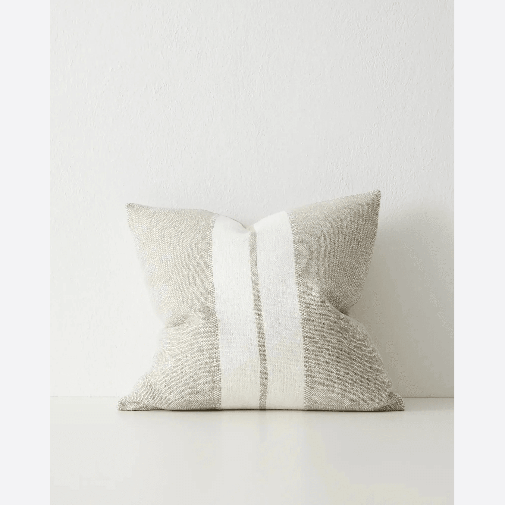 Weave Home Ottavio Cushion - Laurel | Textured Stripe gallery detail image