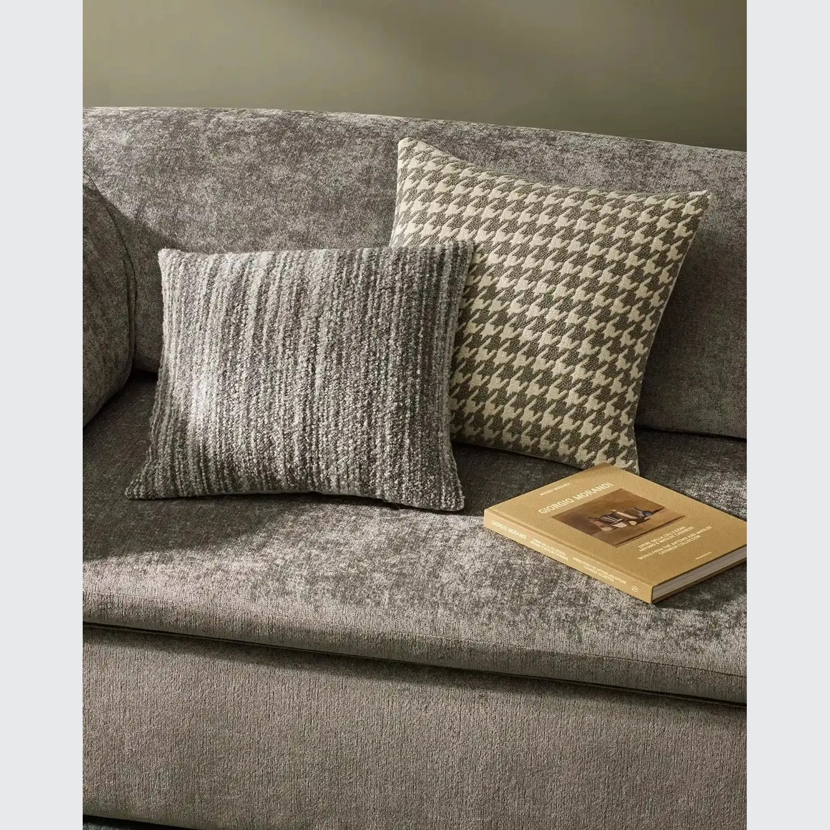 Weave Home Gigi Cushion - Slate | Wool Blend Boucle gallery detail image