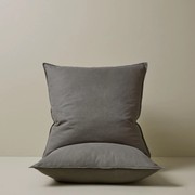 Ravello Pillowcase Pair - Charcoal | Standard,  King or gallery detail image