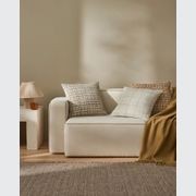 Weave Home Tripoli Cushion - Fog | 50 x 50cm gallery detail image