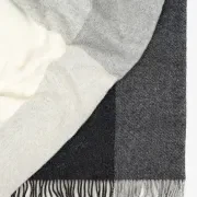 Weave Bayswater NZ Wool Throw Blanket - Charcoal gallery detail image