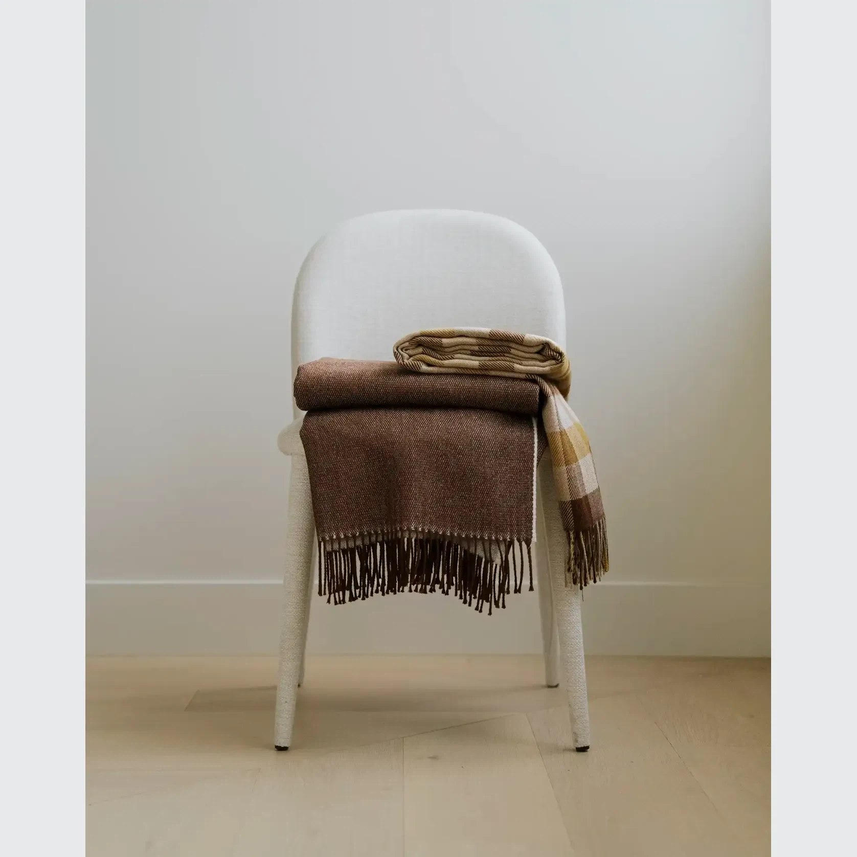 Weave Caldwell Wool Throw Blanket - Autumn gallery detail image