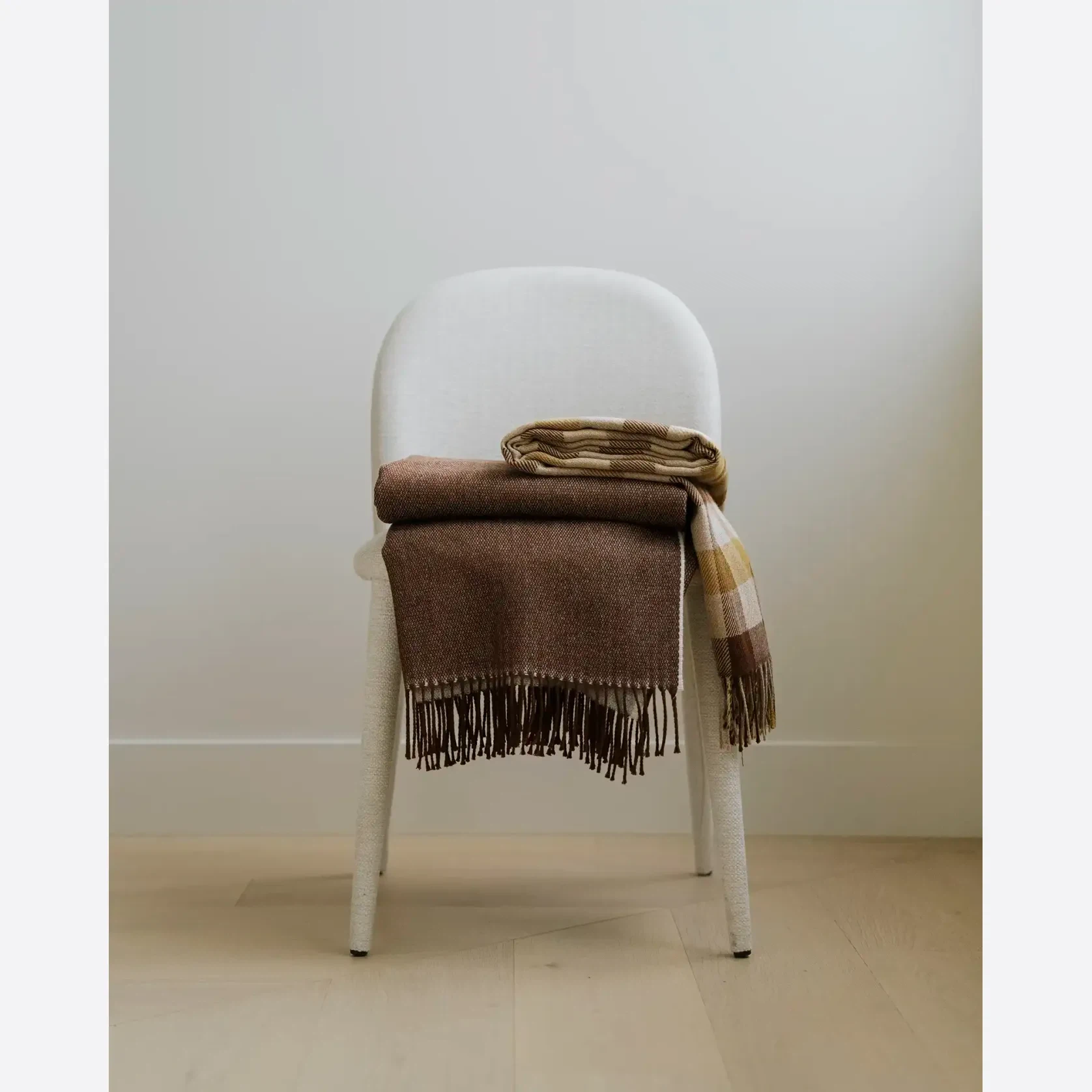 Weave Caldwell Wool Throw Blanket - Autumn gallery detail image
