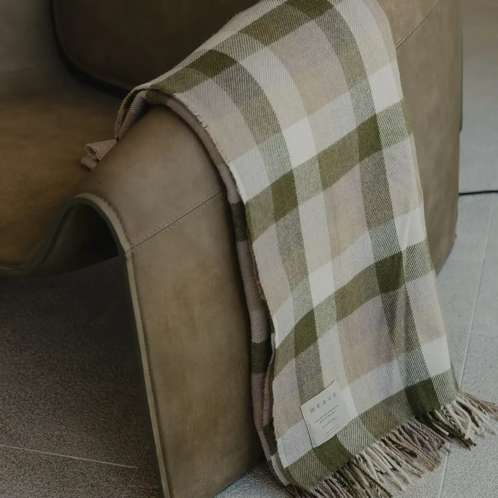 Weave Caldwell Wool Throw Blanket - Landscape gallery detail image